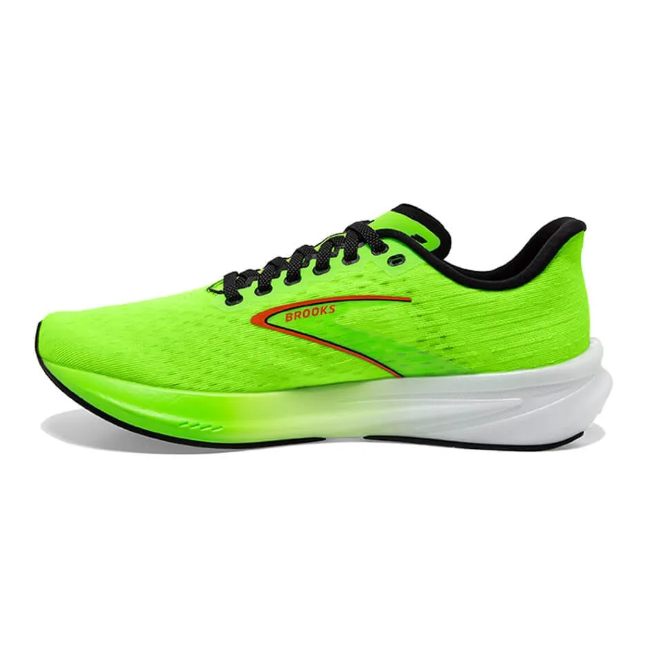Chaussures de course Brooks Men's Hyperion en vert/blanc AW23