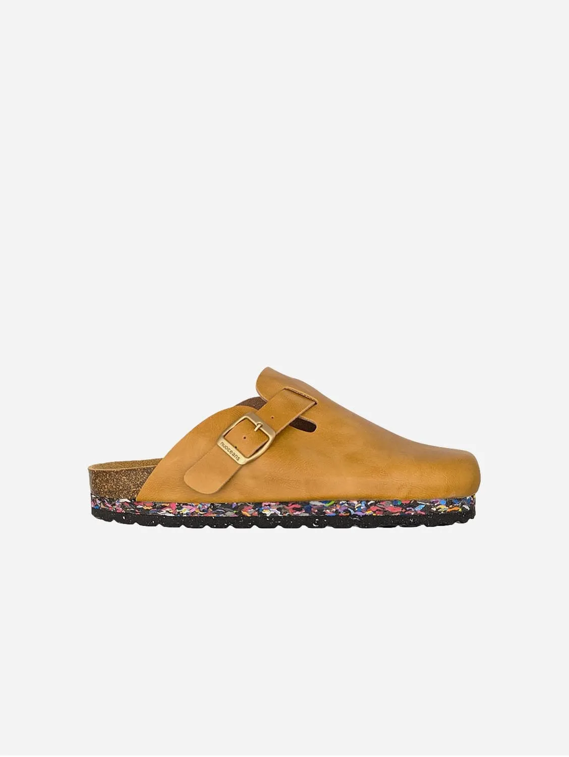 Clogs unisex en simili-cuir vegan Bruxelles | Marron