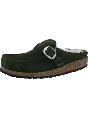 Buckyley Shearling Womens Suede Shearling Clogs