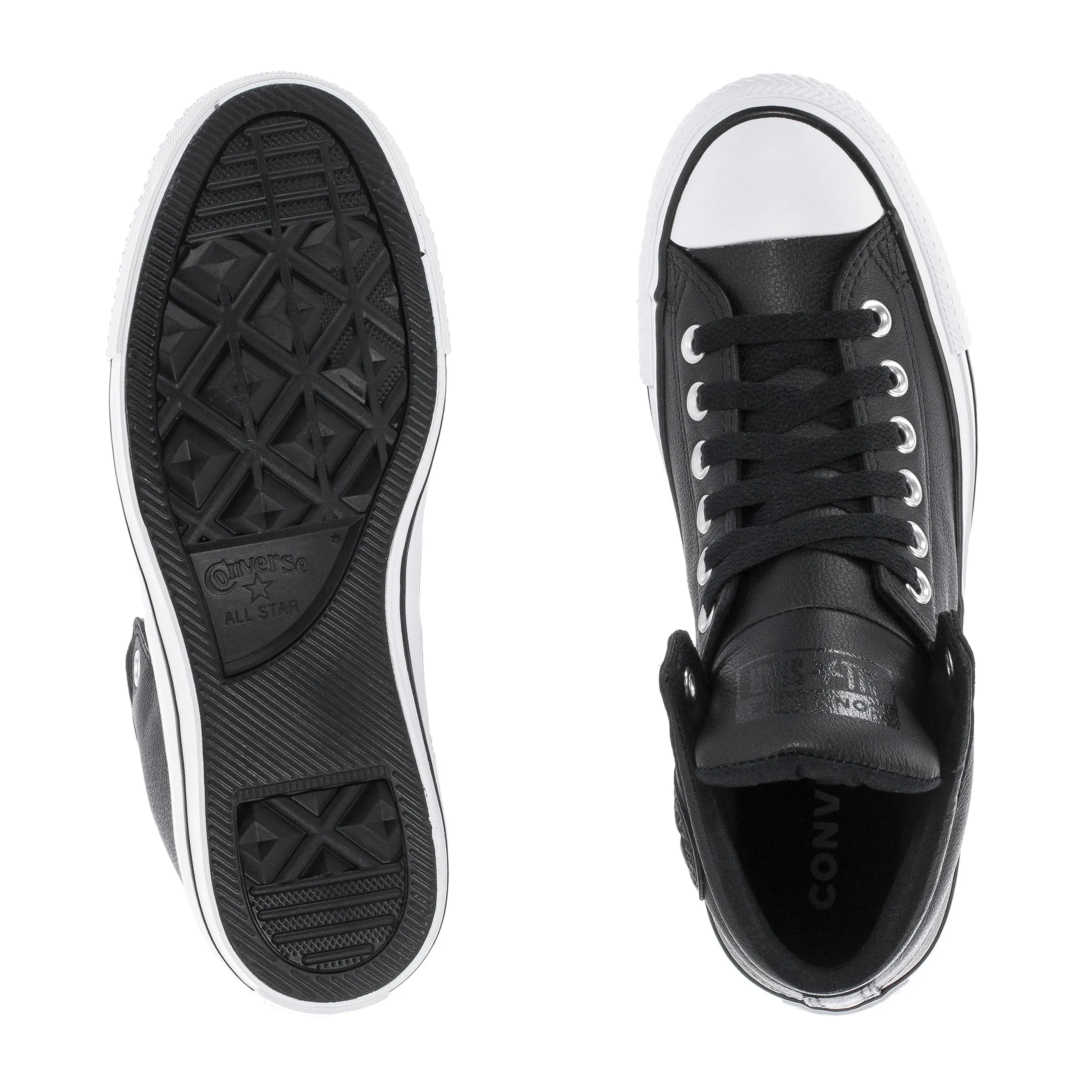 Chuck Taylor High Street Mid en Cuir - Hommes