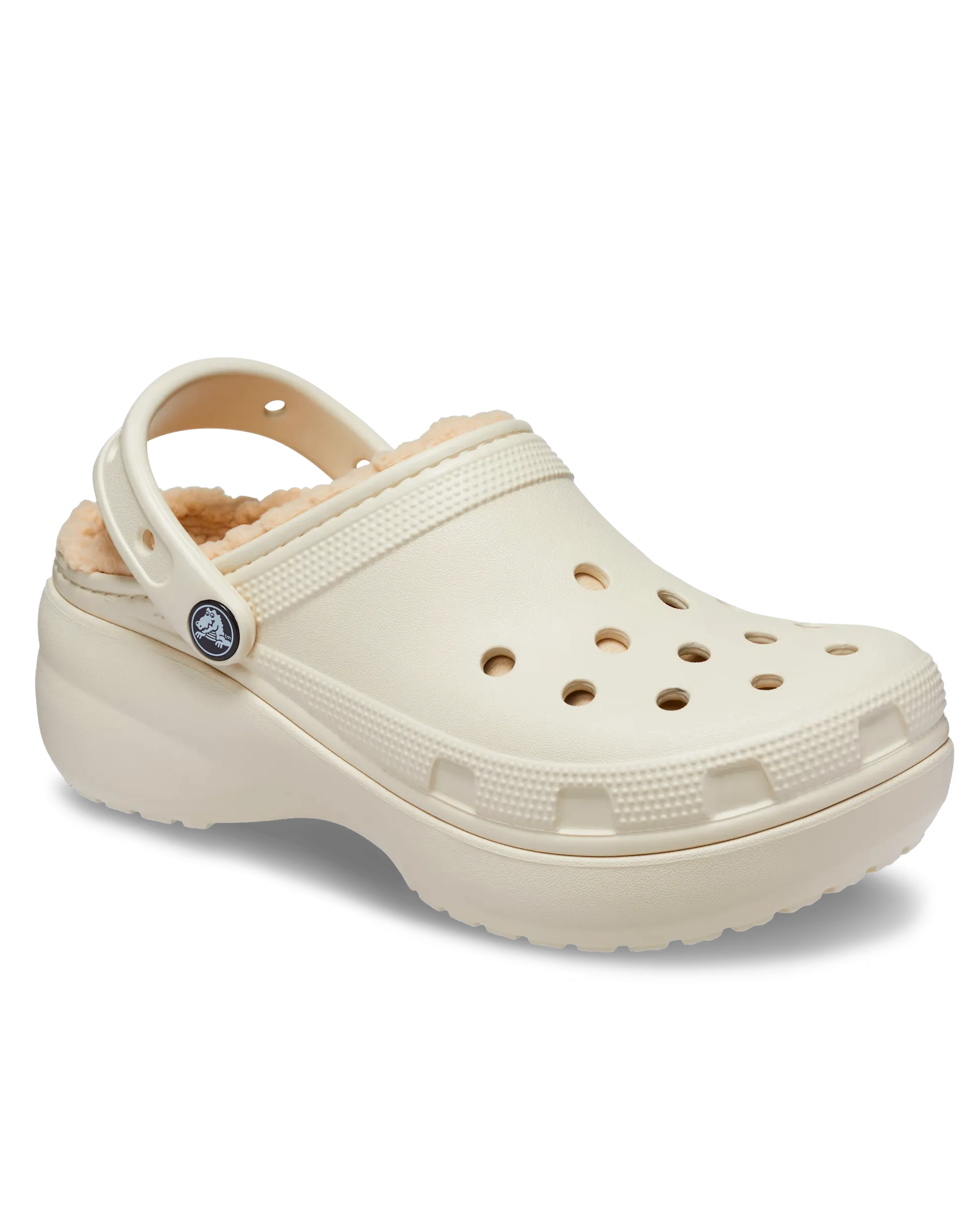 Clogs à plateforme classiques doublés en couleur Bone