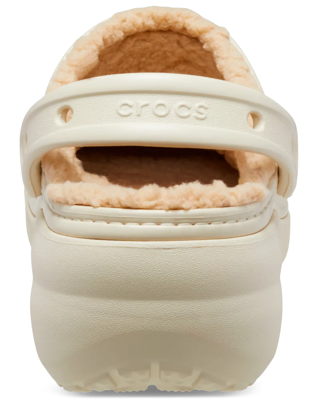 Clogs à plateforme classiques doublés en couleur Bone