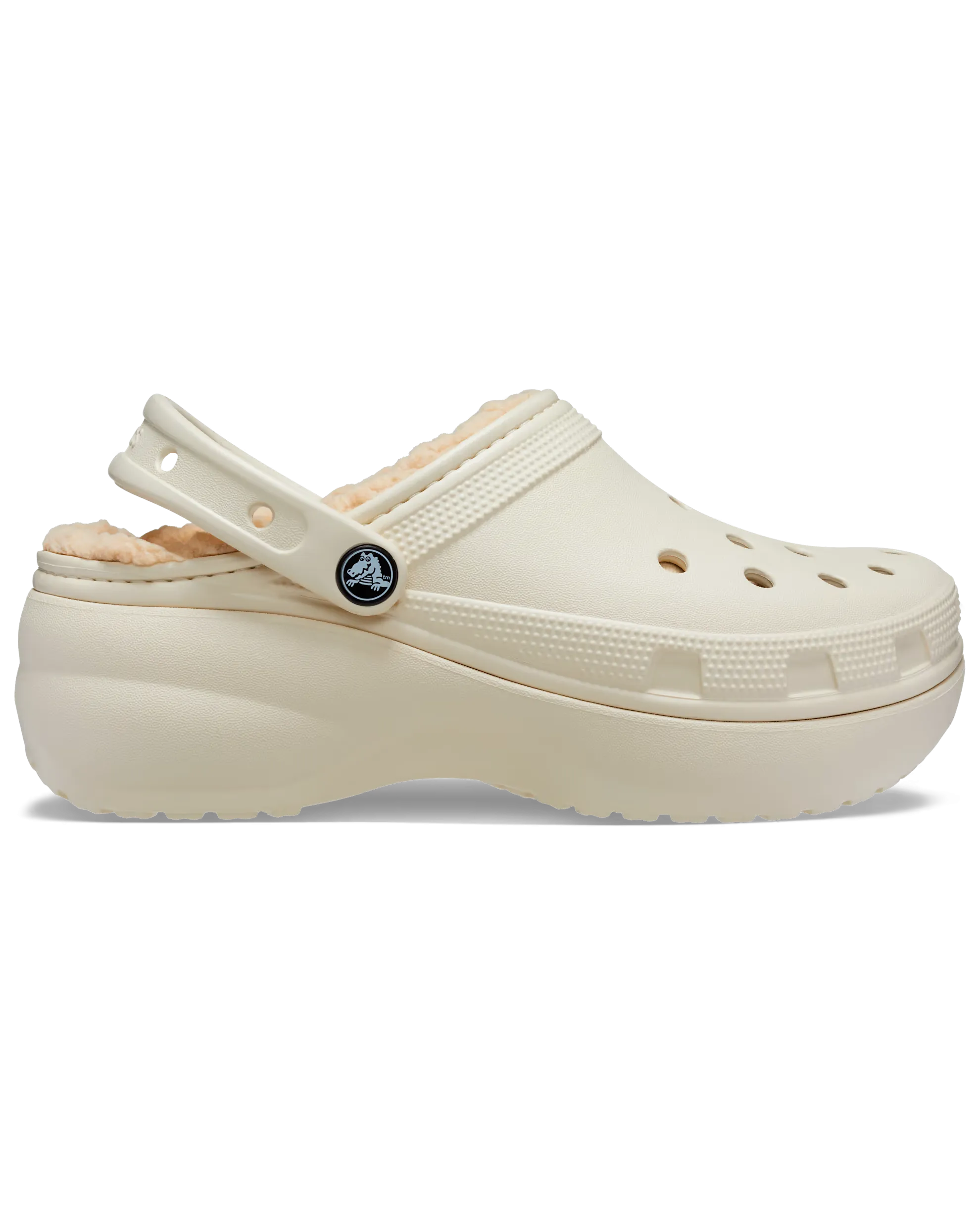 Clogs à plateforme classiques doublés en couleur Bone