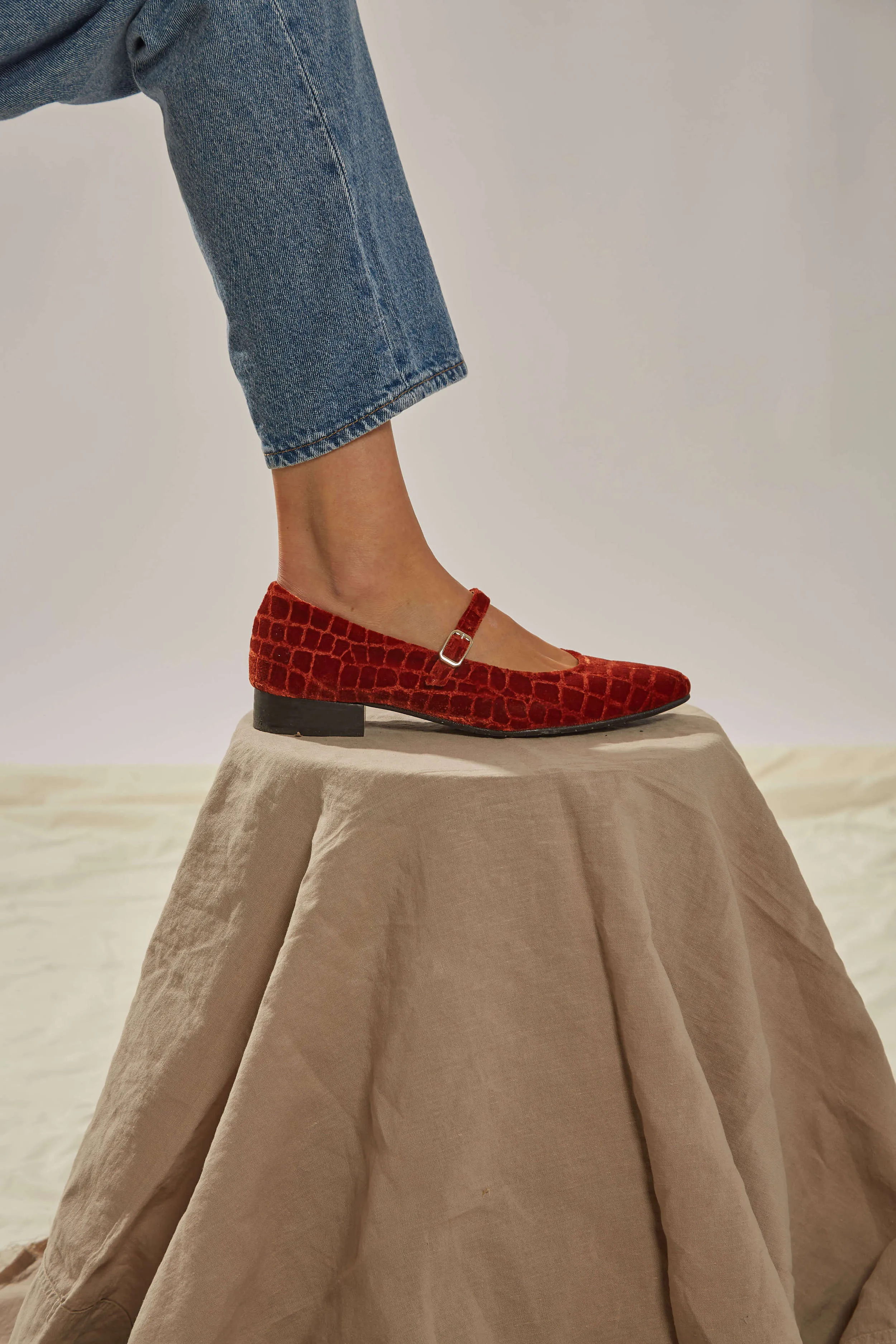 Coco Velvet Ballerines Véganes | Lave