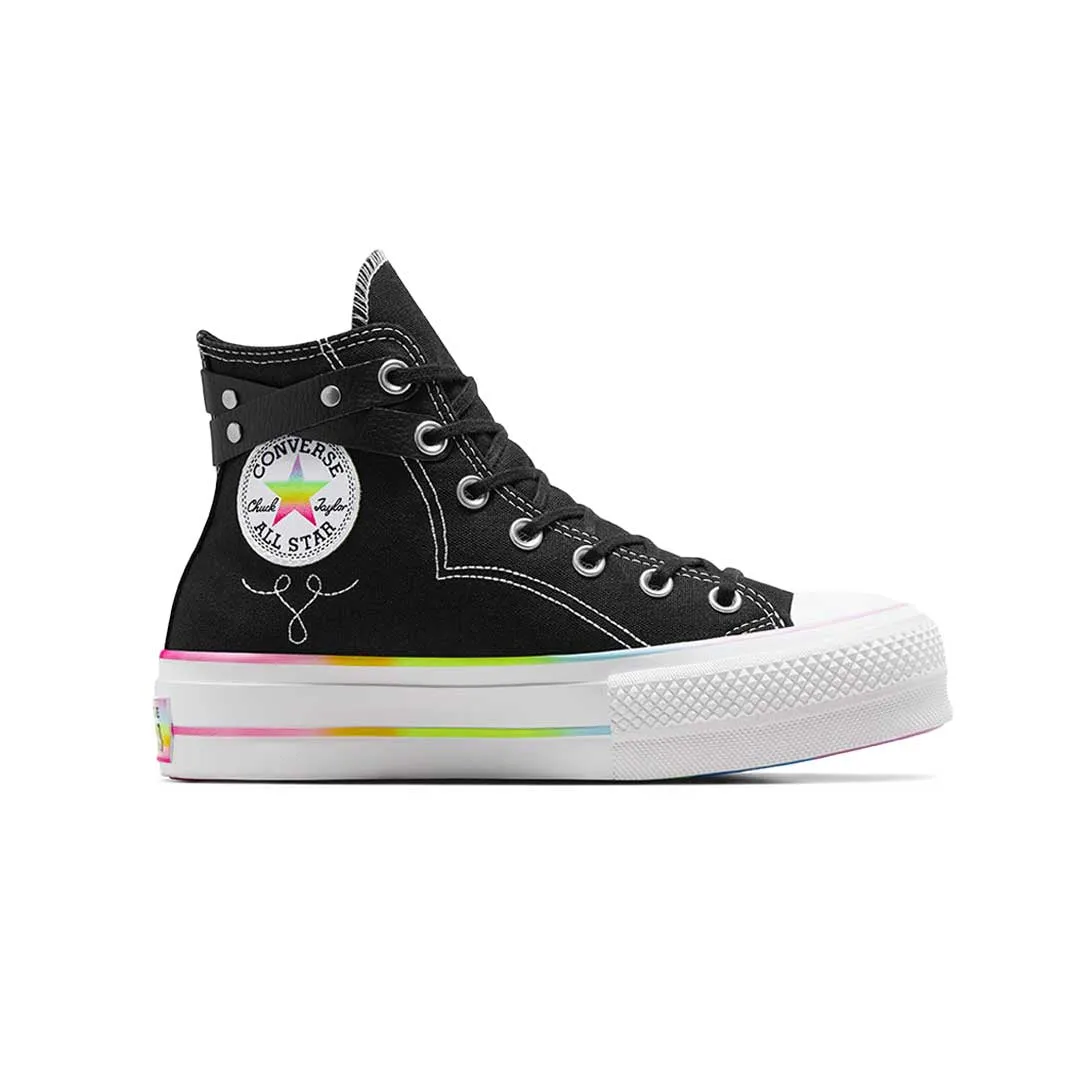 Converse - Chaussures Unisexes Chuck Taylor All Star Lift Platform Pride Hautes (A10218C)
