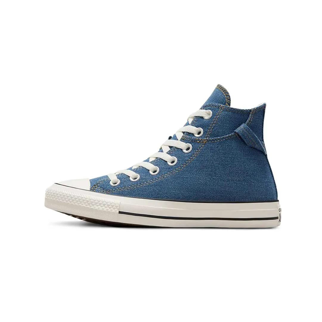 Converse - Baskets Chuck Taylor All Star Denim Hautes pour Femme (A12046C)