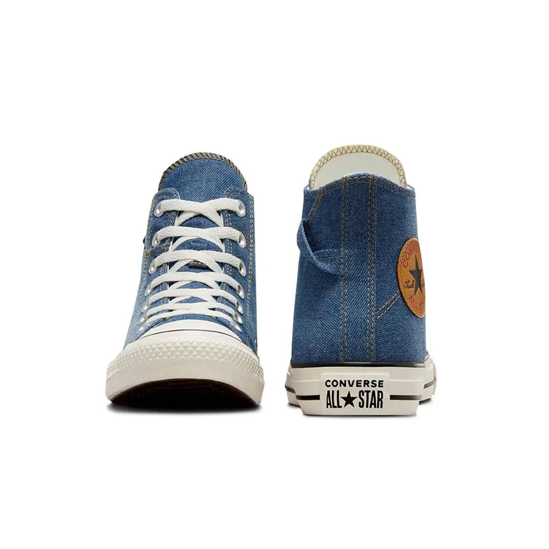 Converse - Baskets Chuck Taylor All Star Denim Hautes pour Femme (A12046C)
