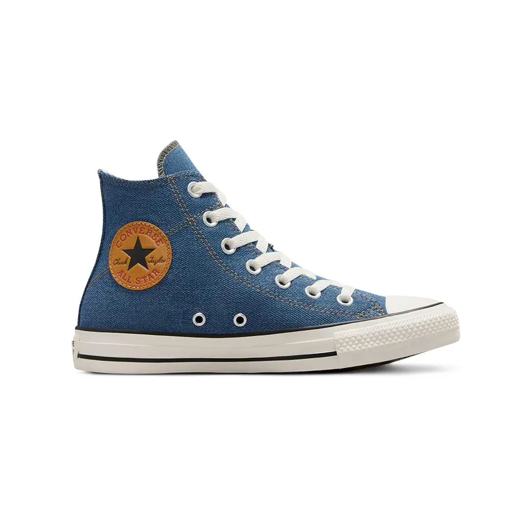 Converse - Baskets Chuck Taylor All Star Denim Hautes pour Femme (A12046C)