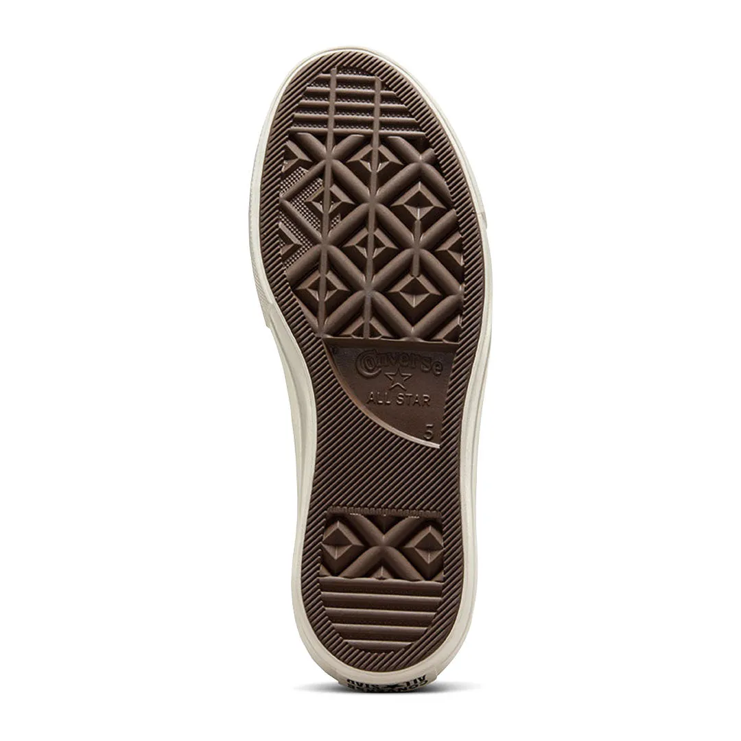Converse - Chaussures montantes en cuir à plateforme Chuck Taylor All Star pour femmes (A08312C)
