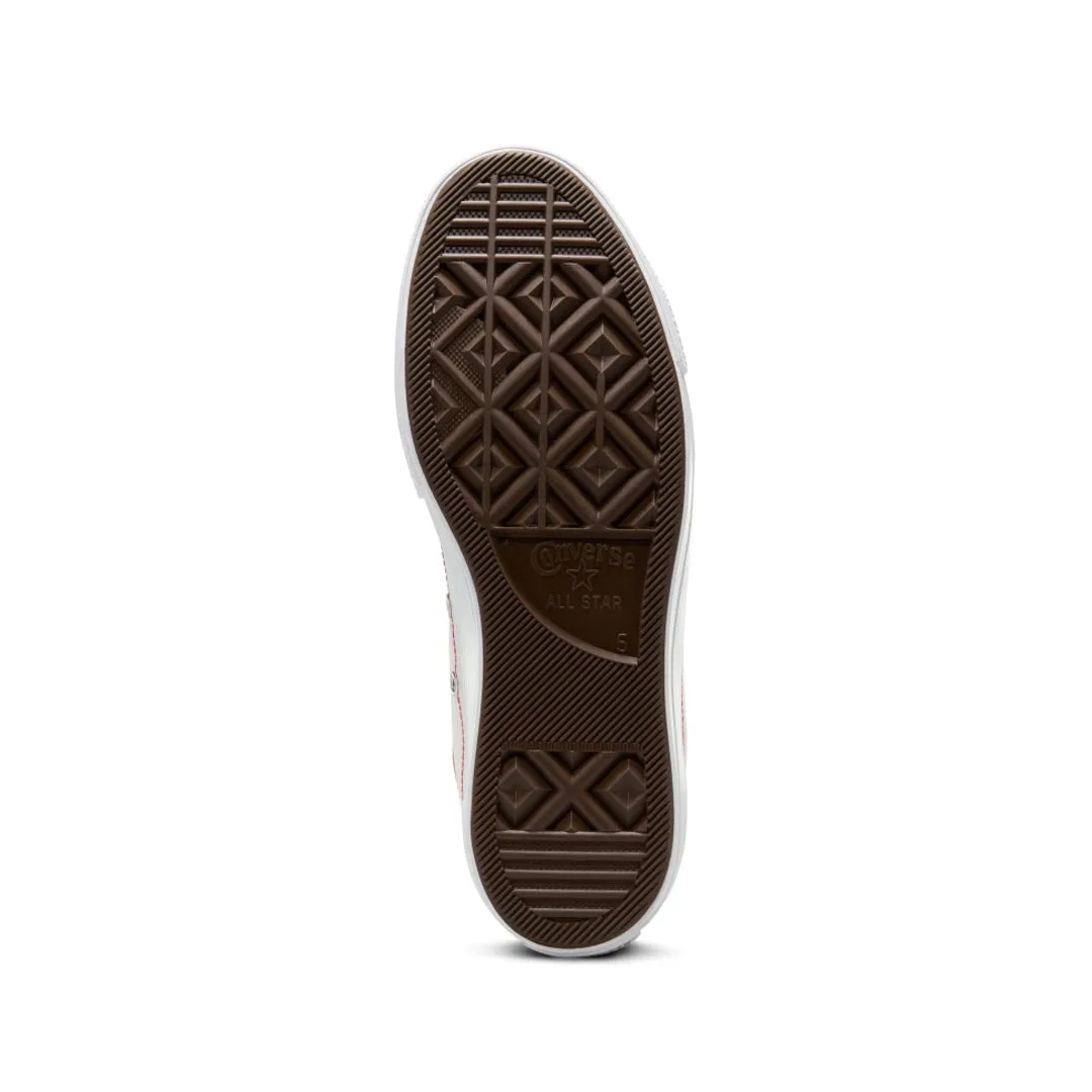 Converse - Chaussures montantes à plateforme pour femmes Chuck Taylor All Star avec surpiqûres western (A13395C)