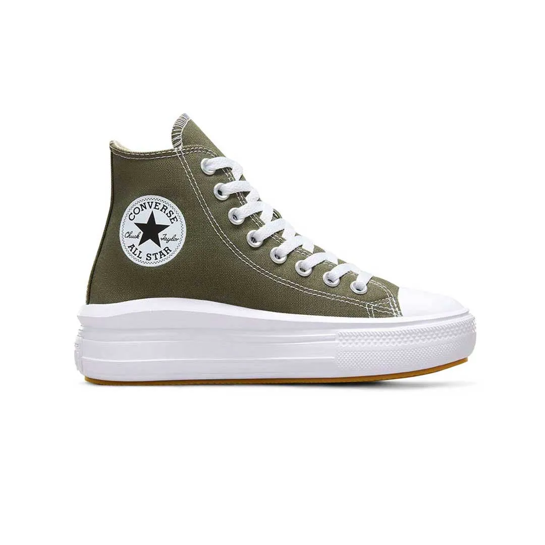 Converse - Chaussures montantes à plateforme Chuck Taylor All Star Move pour femme (A08295C)