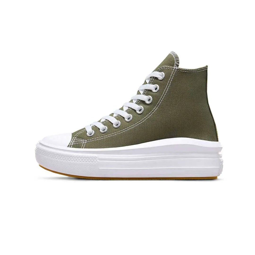 Converse - Chaussures montantes à plateforme Chuck Taylor All Star Move pour femme (A08295C)