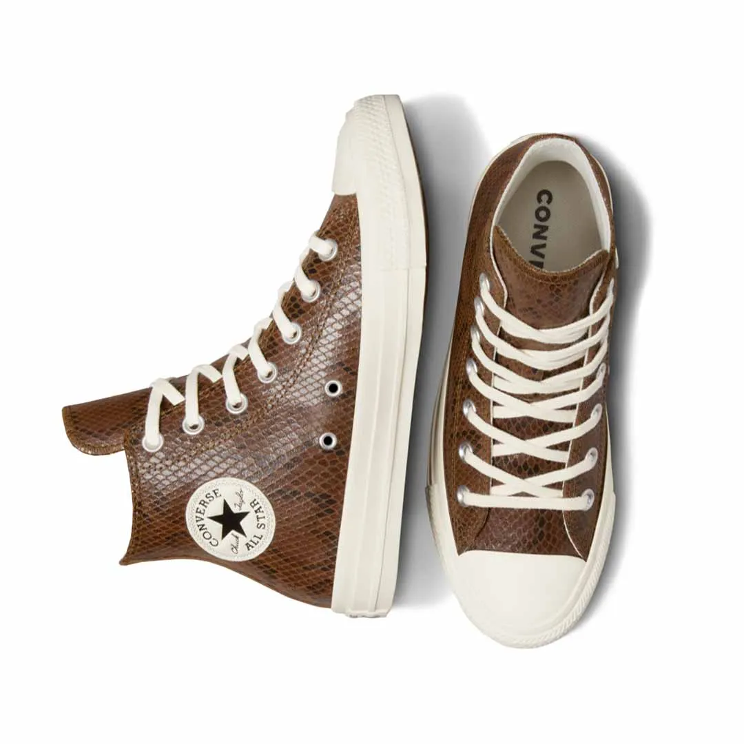 Converse - Chaussures montantes Chuck Taylor All Star en peau de serpent pour femme (A13393C)