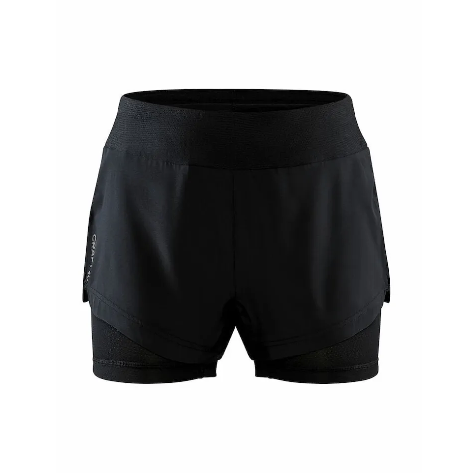 Shorty 2 en 1 Essence Avancée pour Femme Craft 2 en Noir SS25