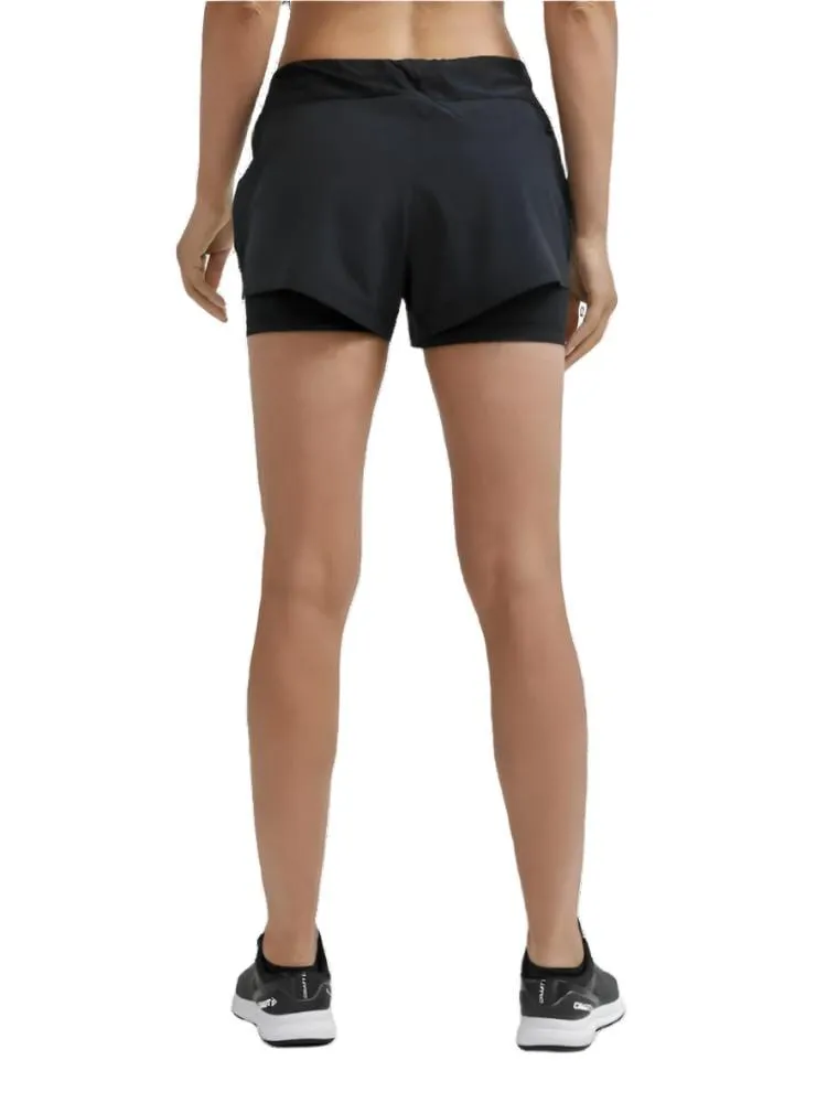 Shorty 2 en 1 Essence Avancée pour Femme Craft 2 en Noir SS25
