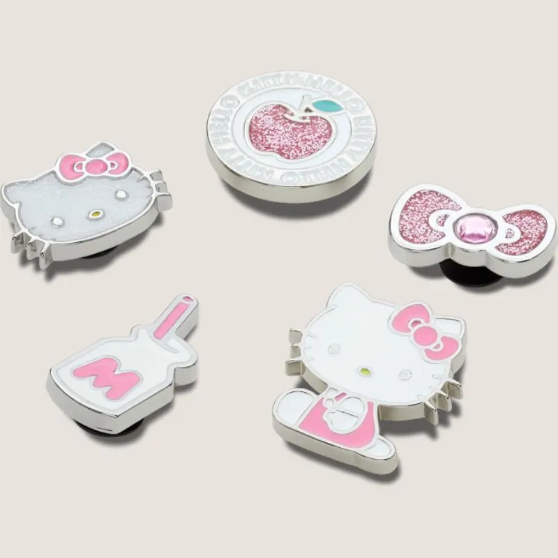 Crocs Hello Kitty Friends Lot de 5 Charmes Jibbitz Élevés pour Chaussures Crocs