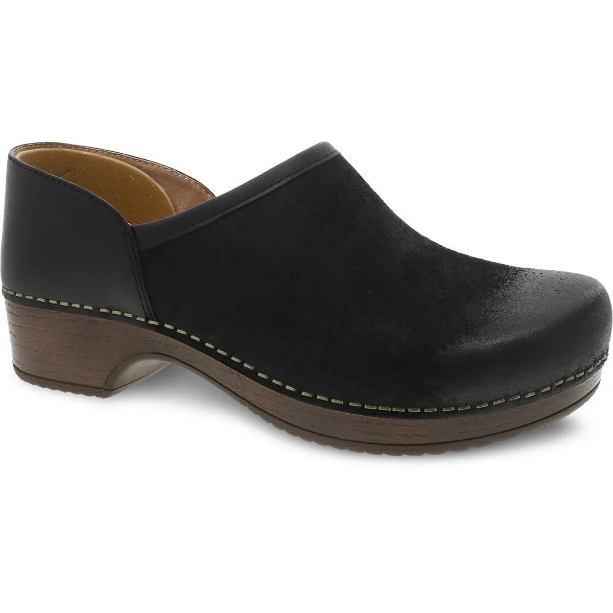 DANSKO BRENNA SUÈDE NOIR BRILLANT