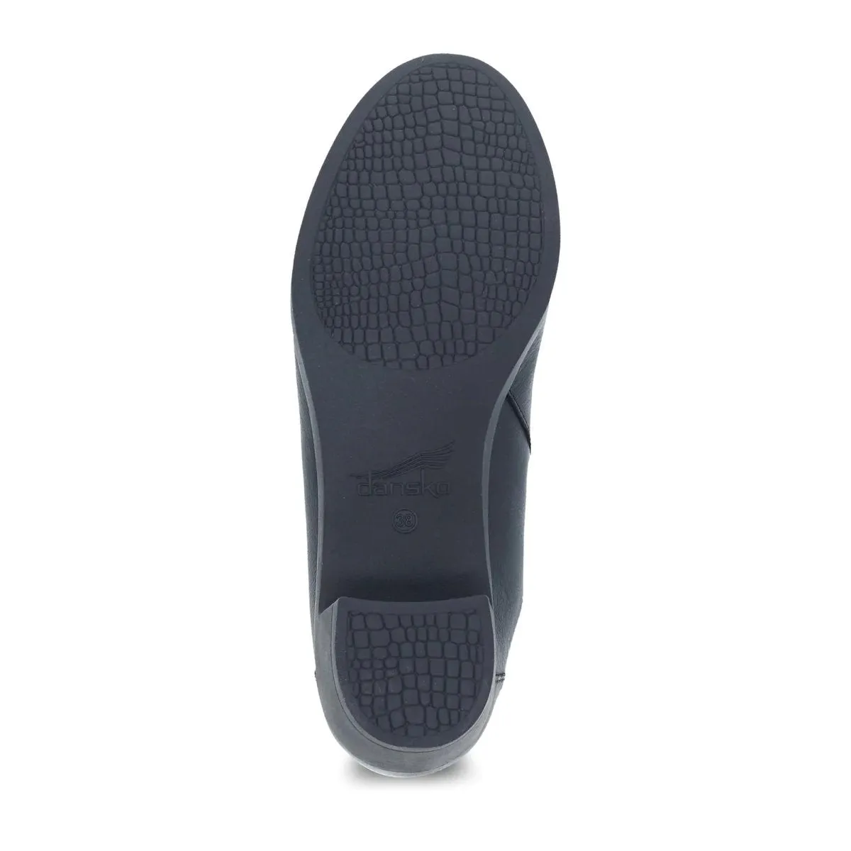 Dansko Femme Carrie Noir Nubuck Brillant