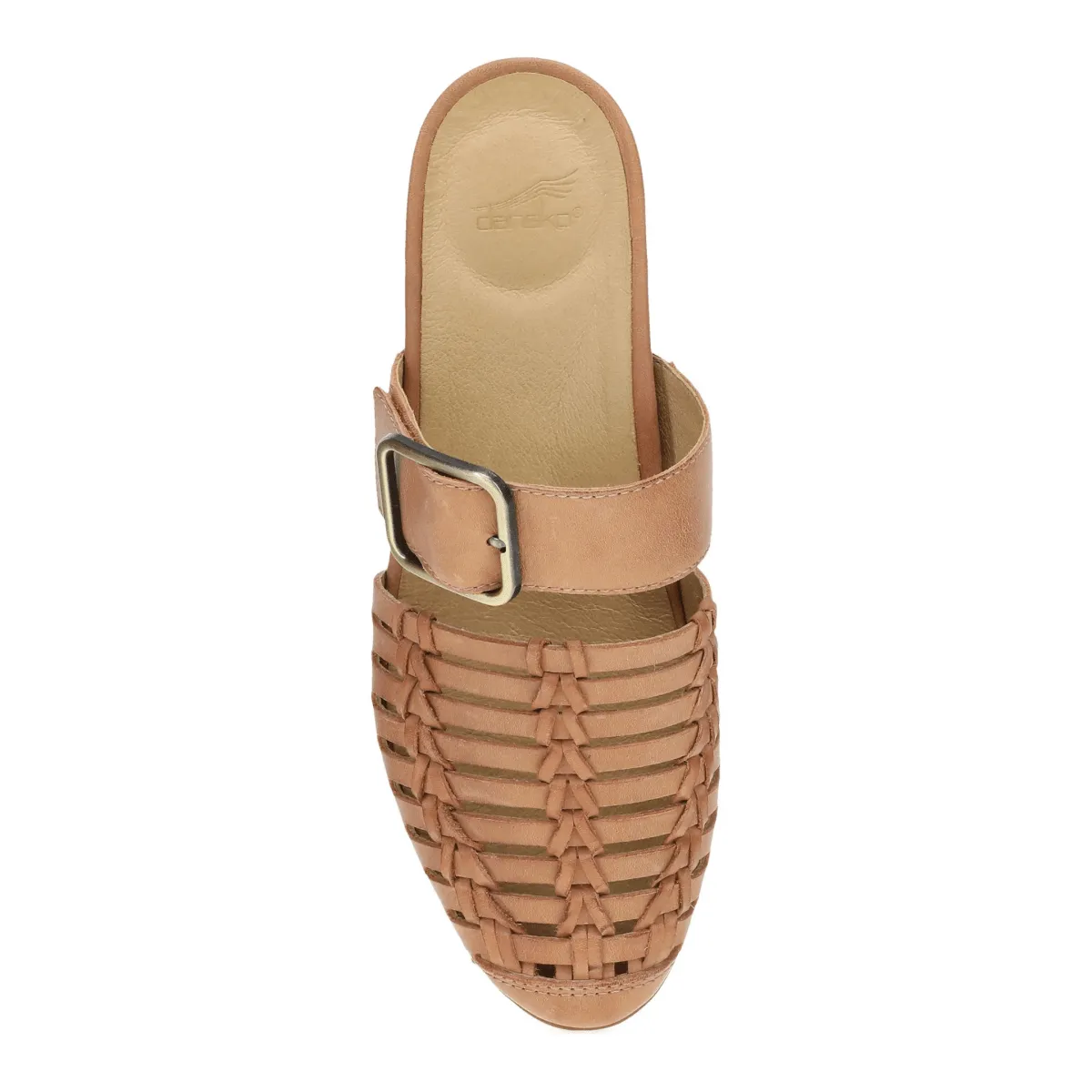 Mule Leilani pour Femme de Dansko en Nappa brun clair brillant