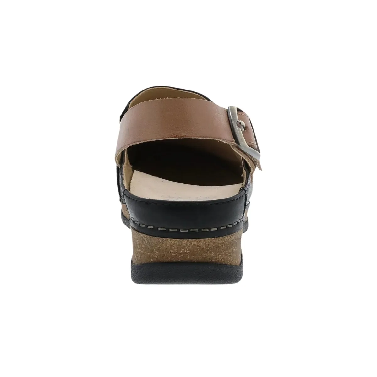 Dansko Femme Merrin Noir Cire Mouliné Mule