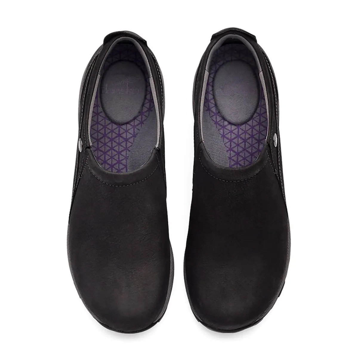 Dansko Femme Patti Noir Nubuck Brossé