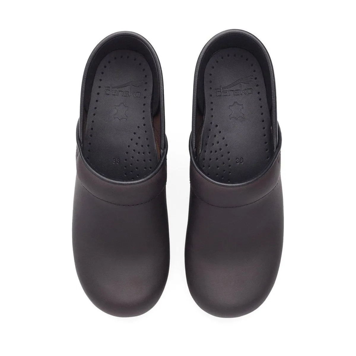 Dansko Femme Professionnel Cuir Huilé Marron Antique