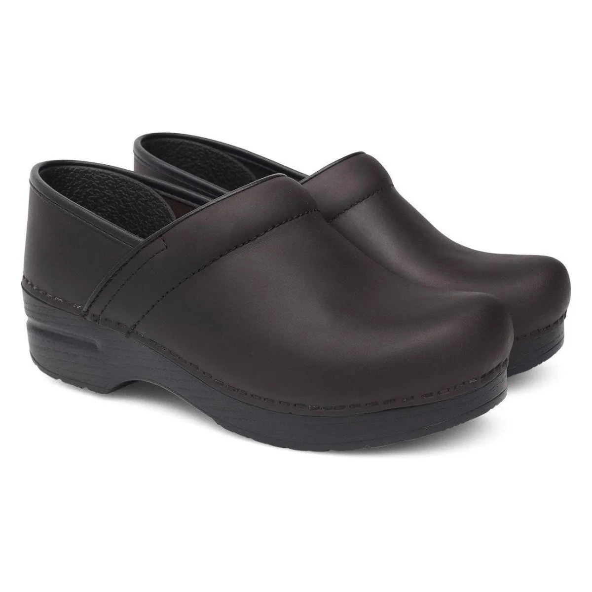 Dansko Femme Professionnel Cuir Huilé Marron Antique