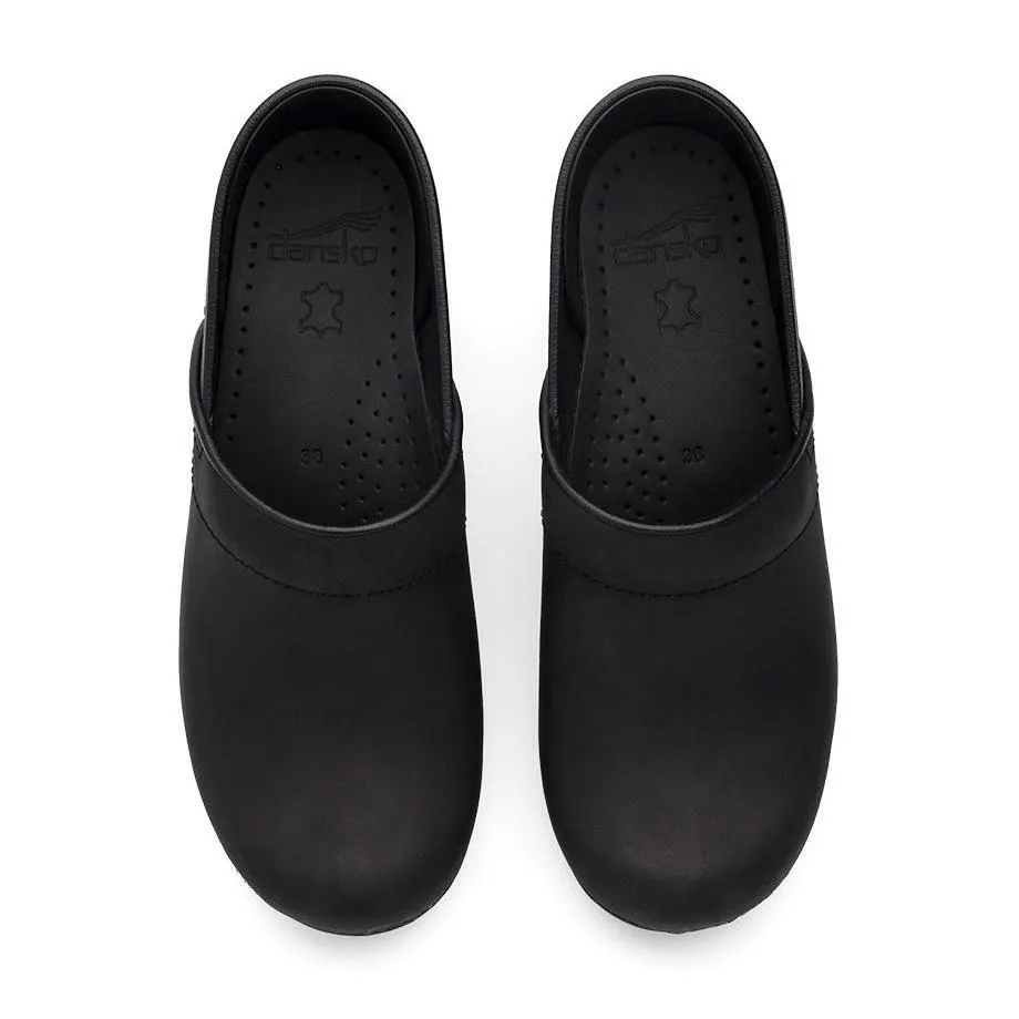 Dansko Femme Professionnel Cuir Noir Huilé