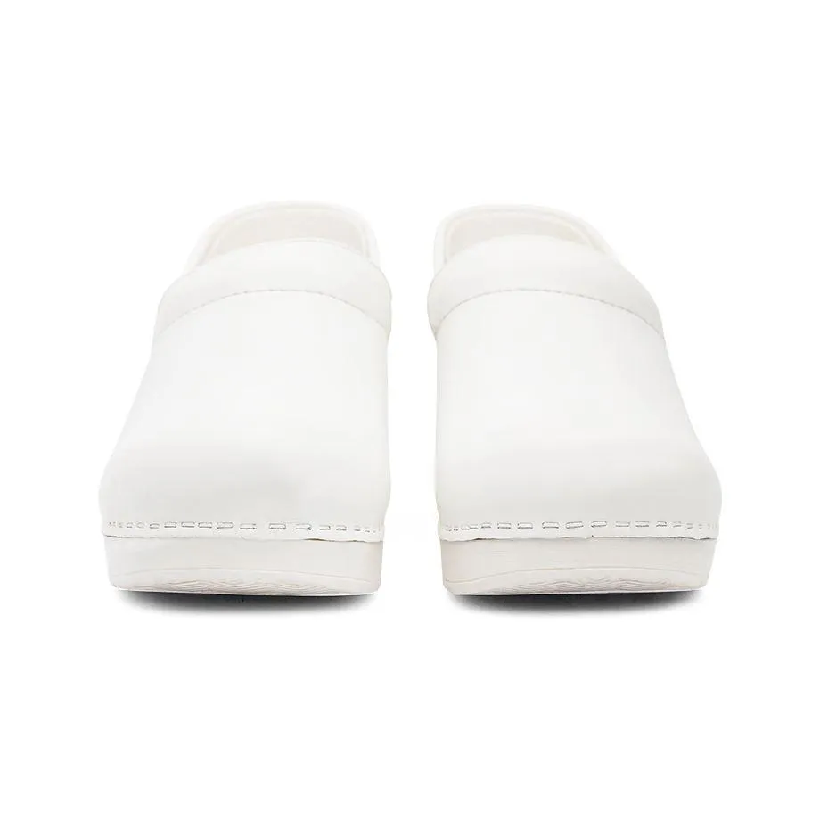 Dansko Femme Professionnel Box Cuir Blanc