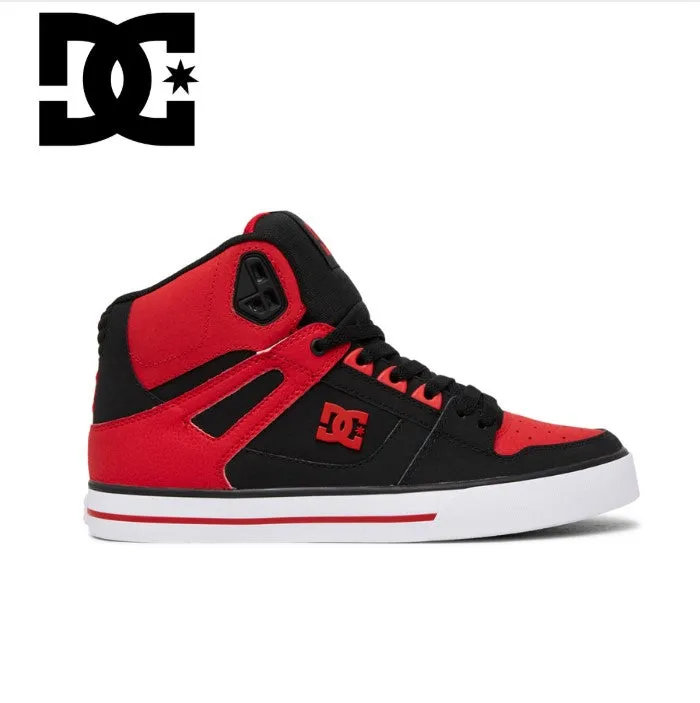 Chaussures Dc Pure High Top Rouge
