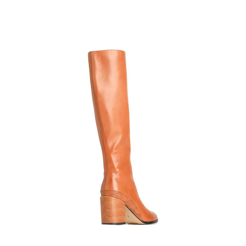 EOS Cashmere Brandy Croc Chaussures_Eos