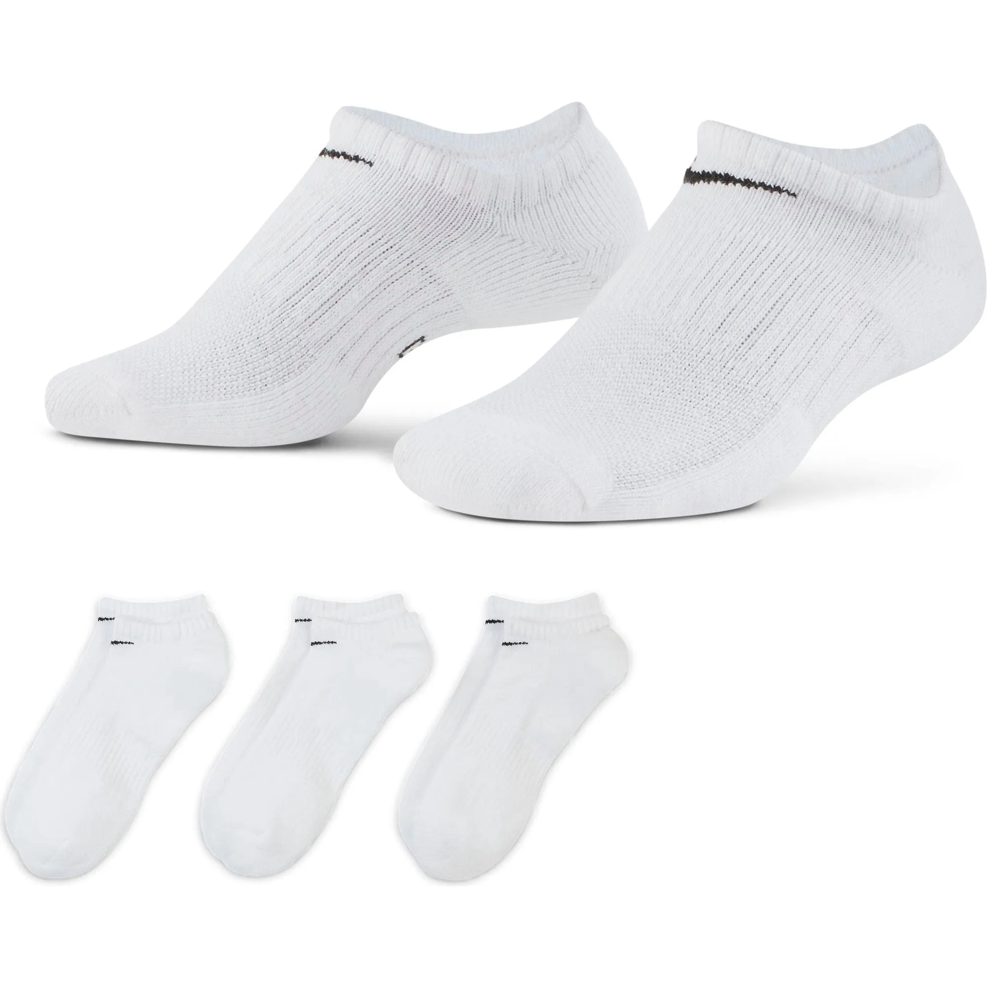 Chaussettes d'entraînement rembourrées quotidiennes invisibles (3 paires)