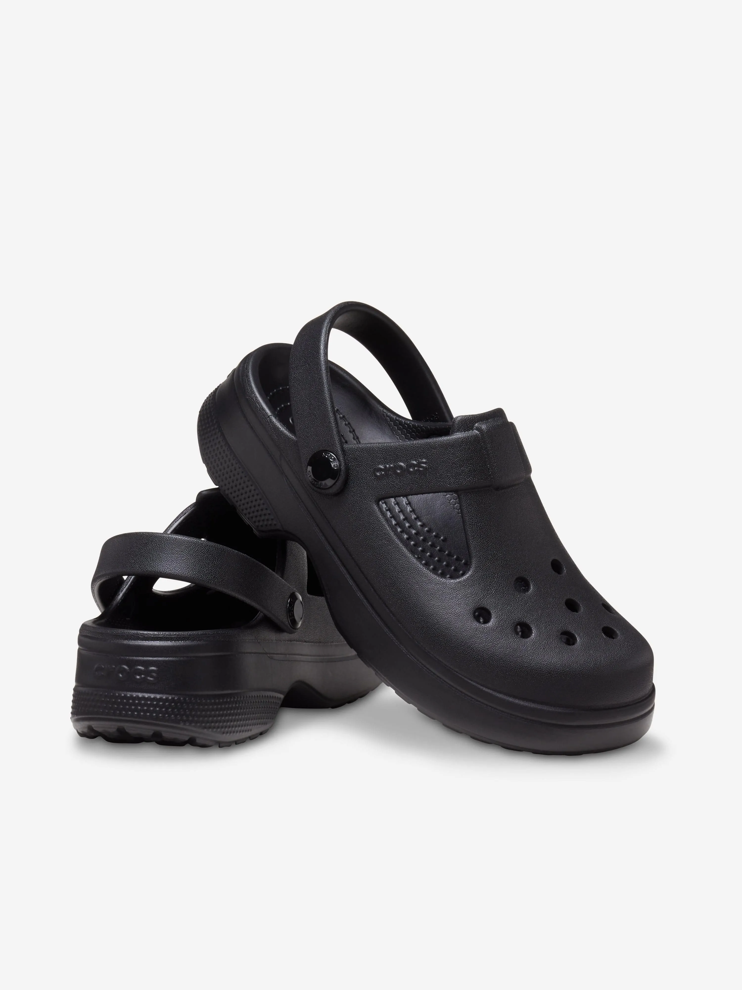 Clog classique Mary Jane pour filles en noir
