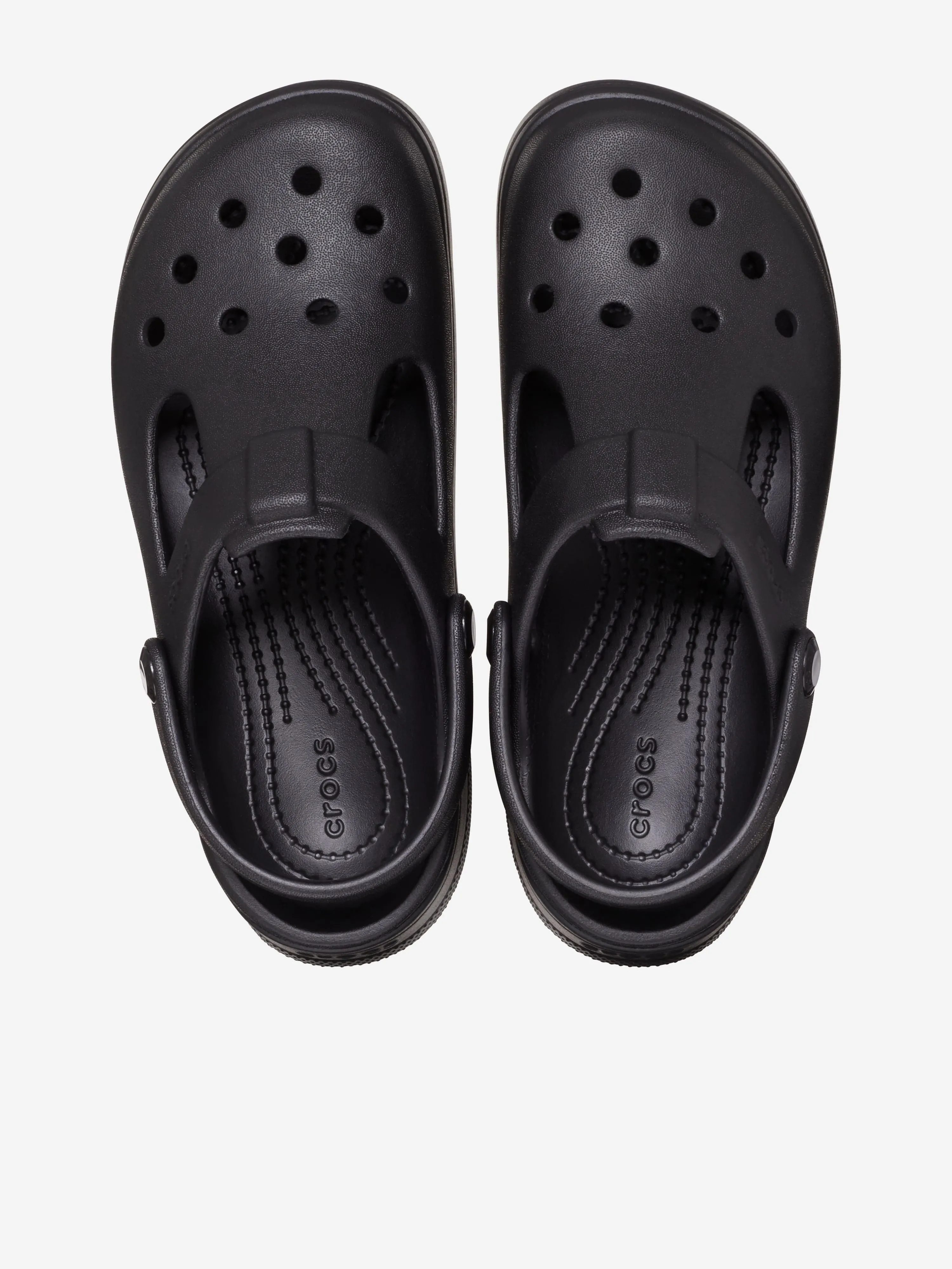 Clog classique Mary Jane pour filles en noir