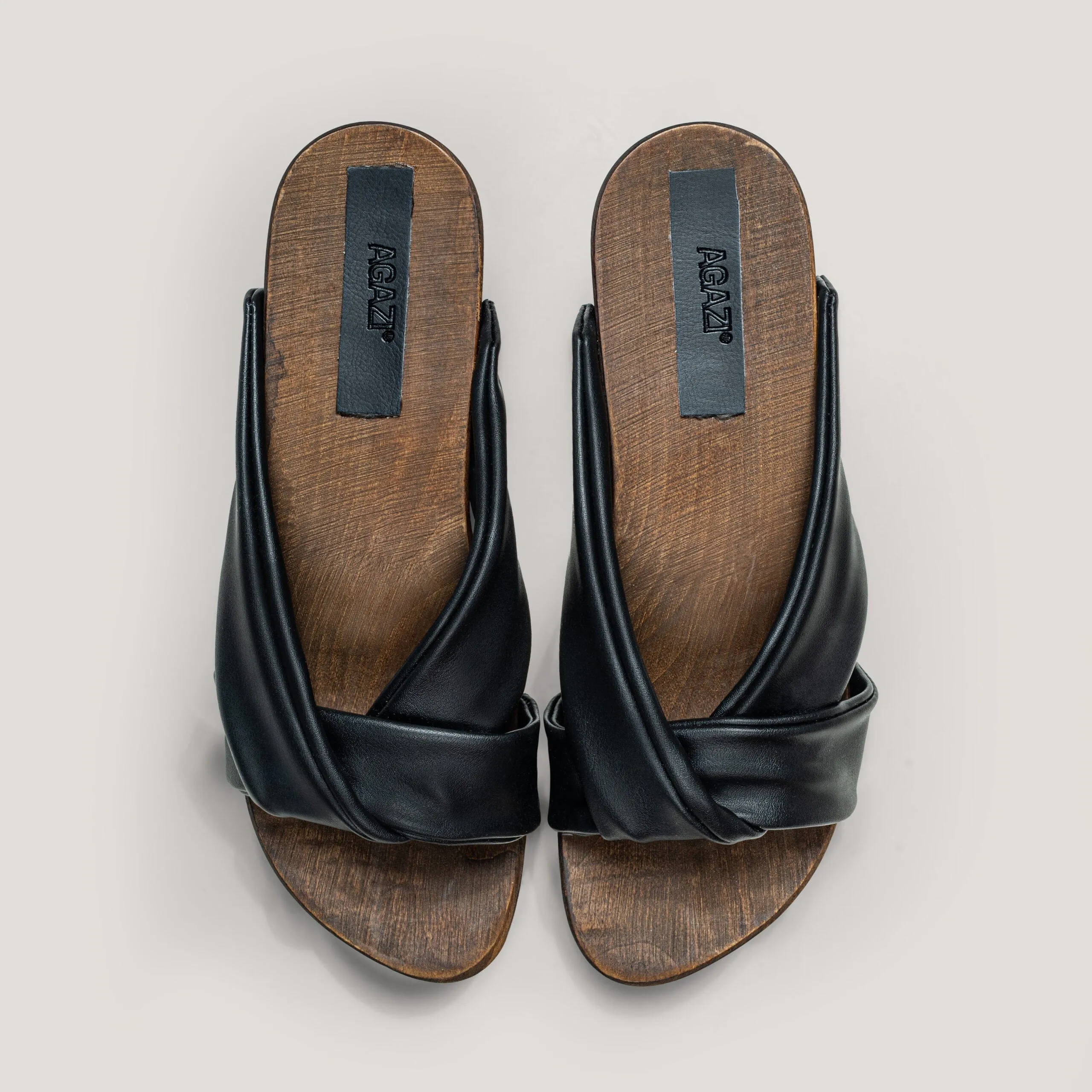 Sabots Végétaliens en Cuir de Raisin | Noir