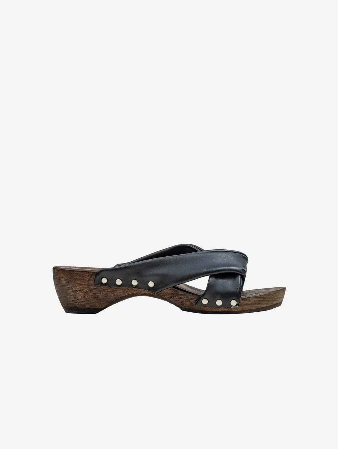 Sabots Végétaliens en Cuir de Raisin | Noir