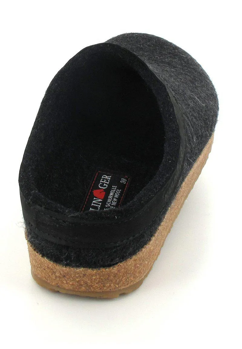 Haflinger Femmes GZL44 Laine Charbon