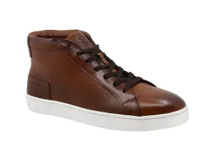 High Top Leather Urban Sneakers In Brown ecco Shoes