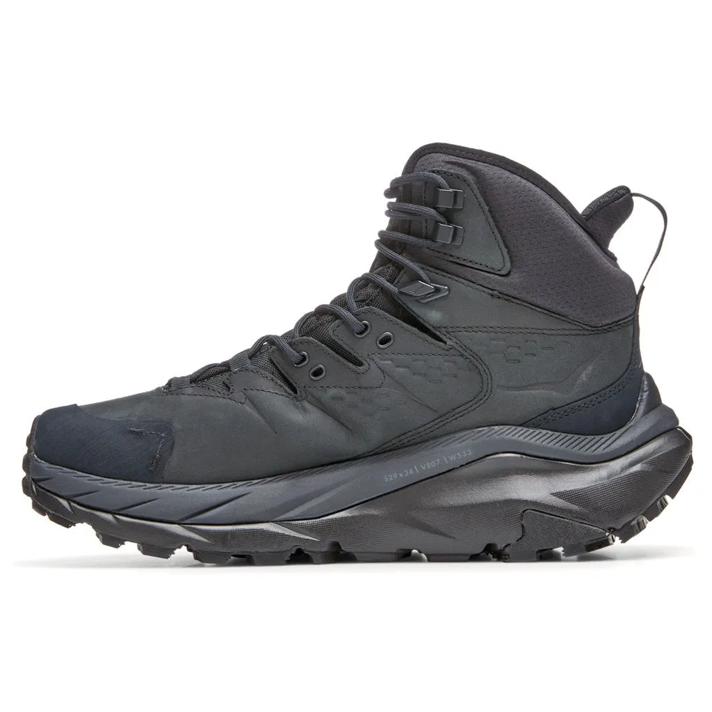 Chaussures de randonnée montantes pour hommes Hoka Kaha 2 GTX en cuir nubuck