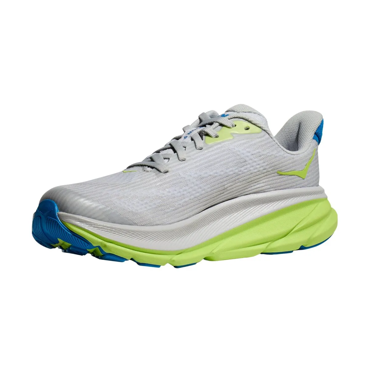 Hoka One One Enfant (École Primaire) Clifton 9 Poussière d'Étoiles/Bleu Cobalt Électrique