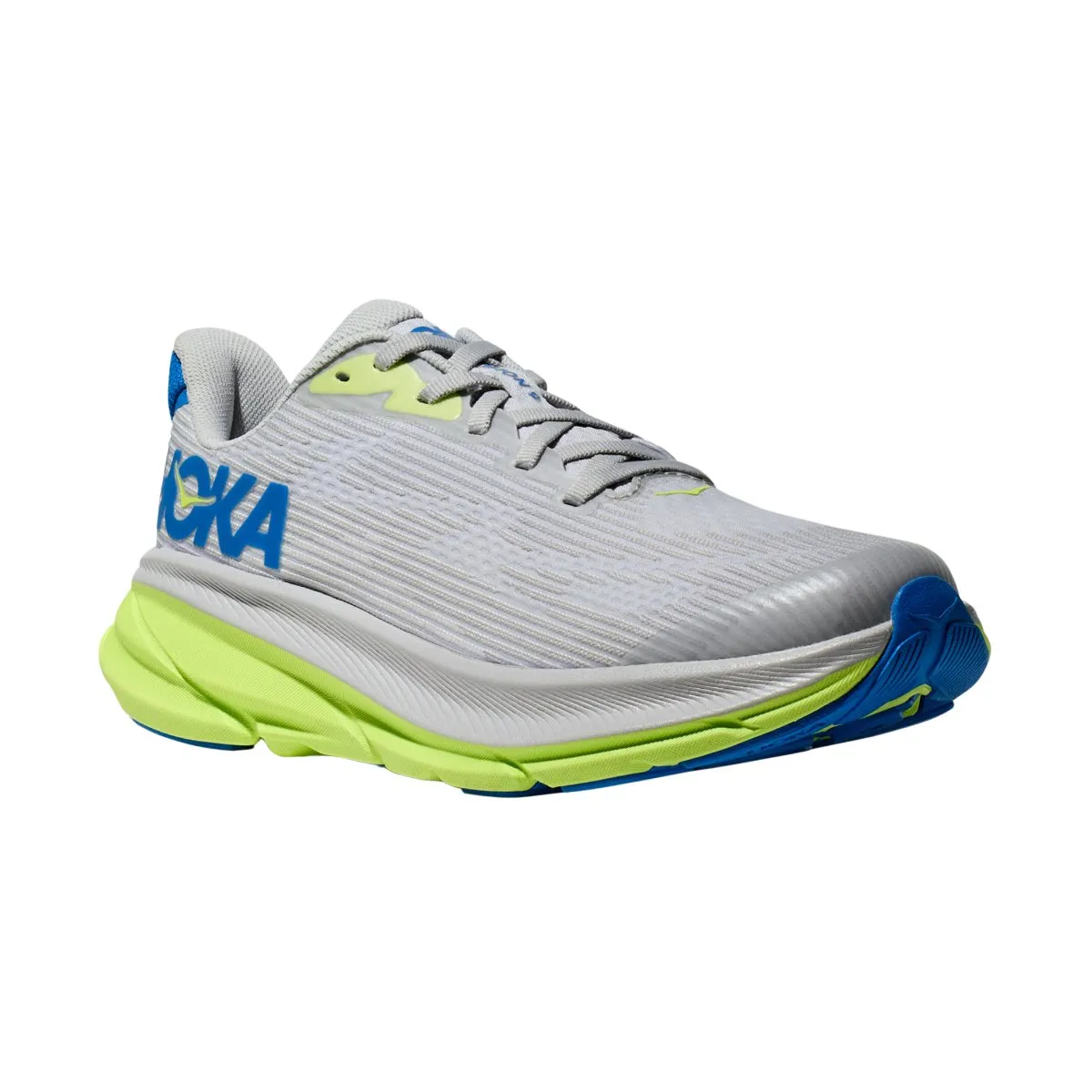 Hoka One One Enfant (École Primaire) Clifton 9 Poussière d'Étoiles/Bleu Cobalt Électrique
