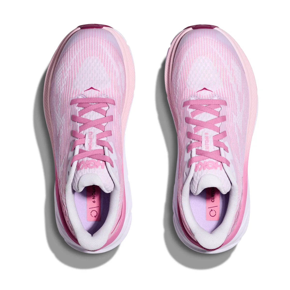 Hoka One One Enfant (École Primaire) Clifton 9 Lumière Stellaire/Fleur Sauvage