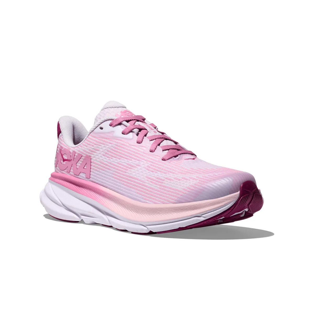 Hoka One One Enfant (École Primaire) Clifton 9 Lumière Stellaire/Fleur Sauvage