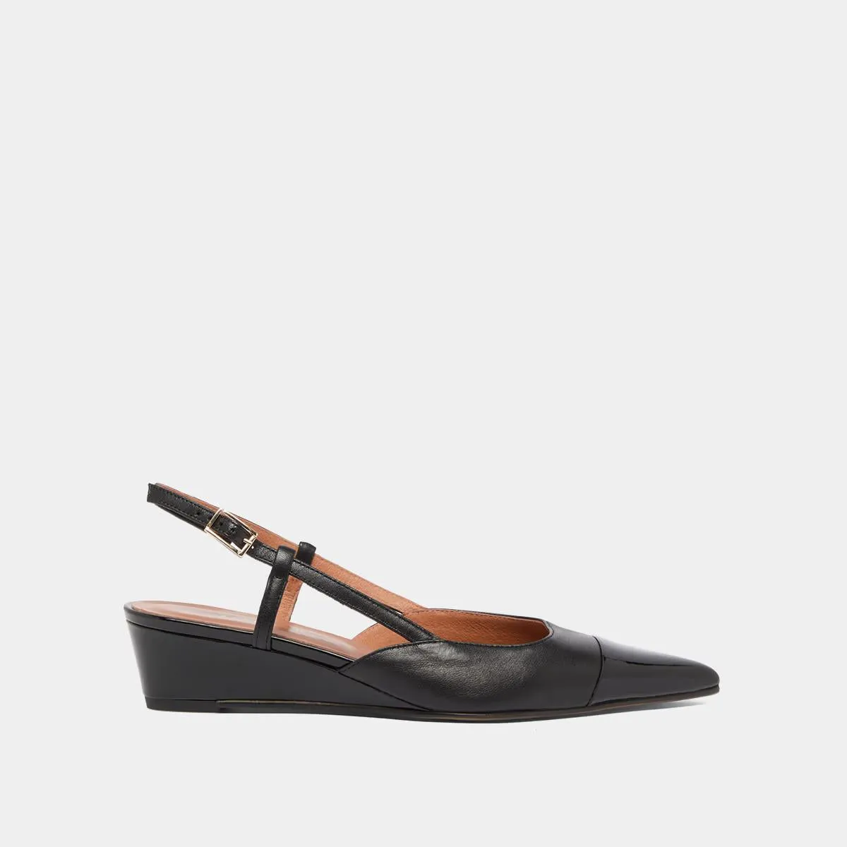 Chaussures pour Femmes Jonak 264 - Dakara Vernis/cuir Noir-noir