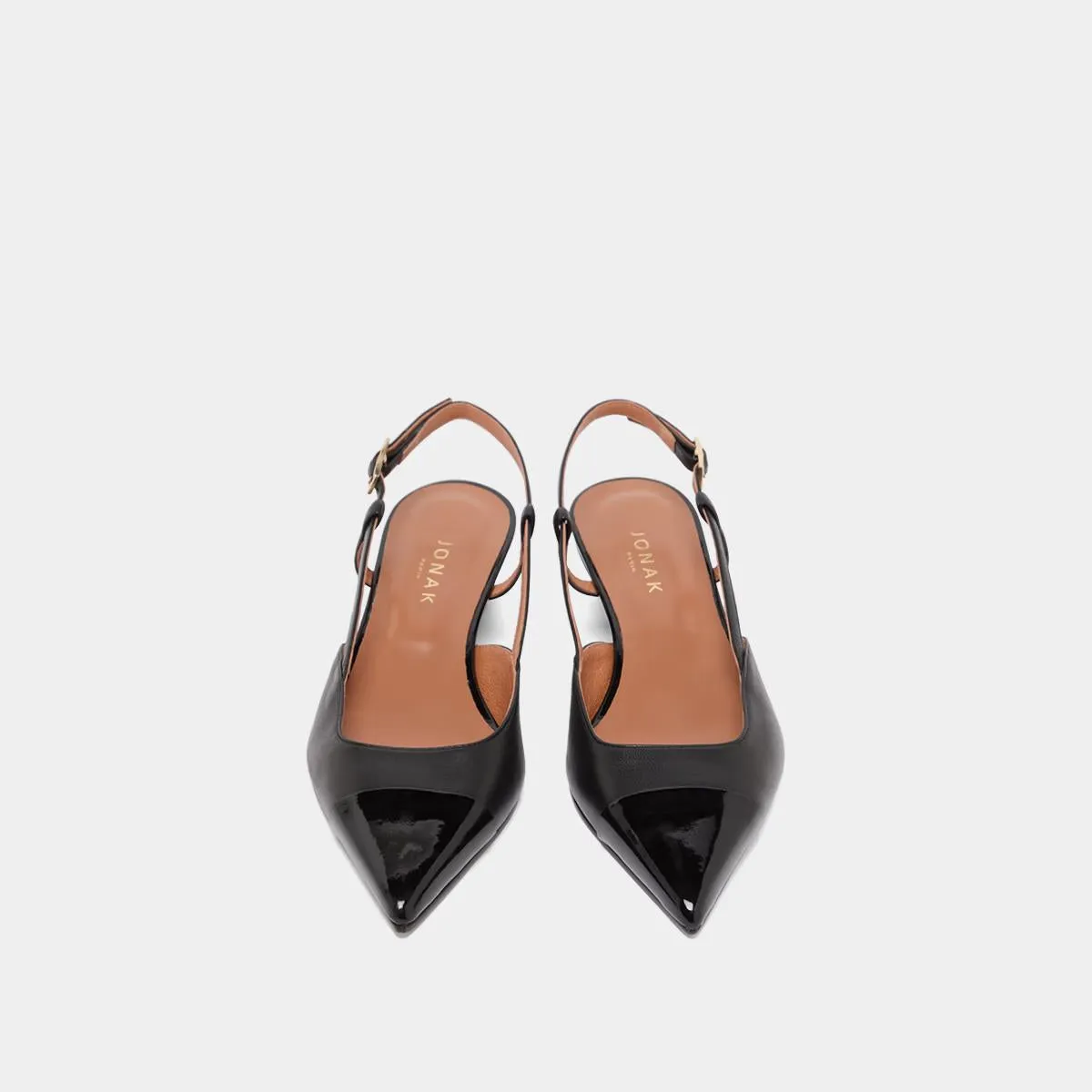 Chaussures pour Femmes Jonak 264 - Dakara Vernis/cuir Noir-noir