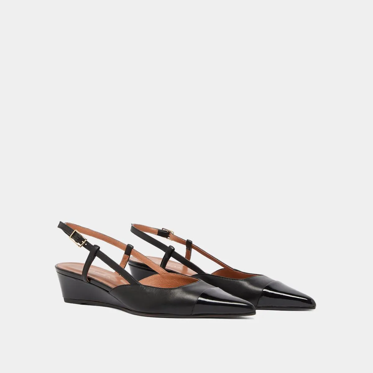 Chaussures pour Femmes Jonak 264 - Dakara Vernis/cuir Noir-noir