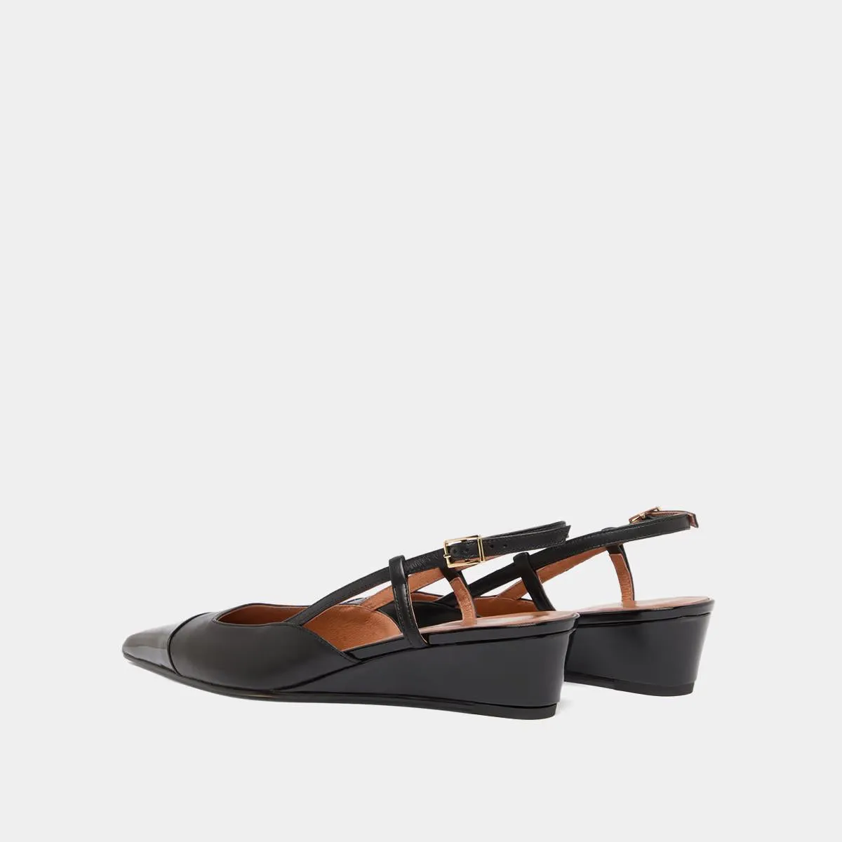 Chaussures pour Femmes Jonak 264 - Dakara Vernis/cuir Noir-noir