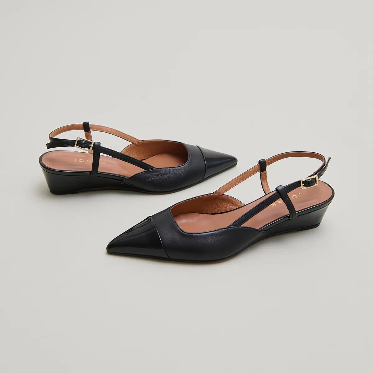 Chaussures pour Femmes Jonak 264 - Dakara Vernis/cuir Noir-noir