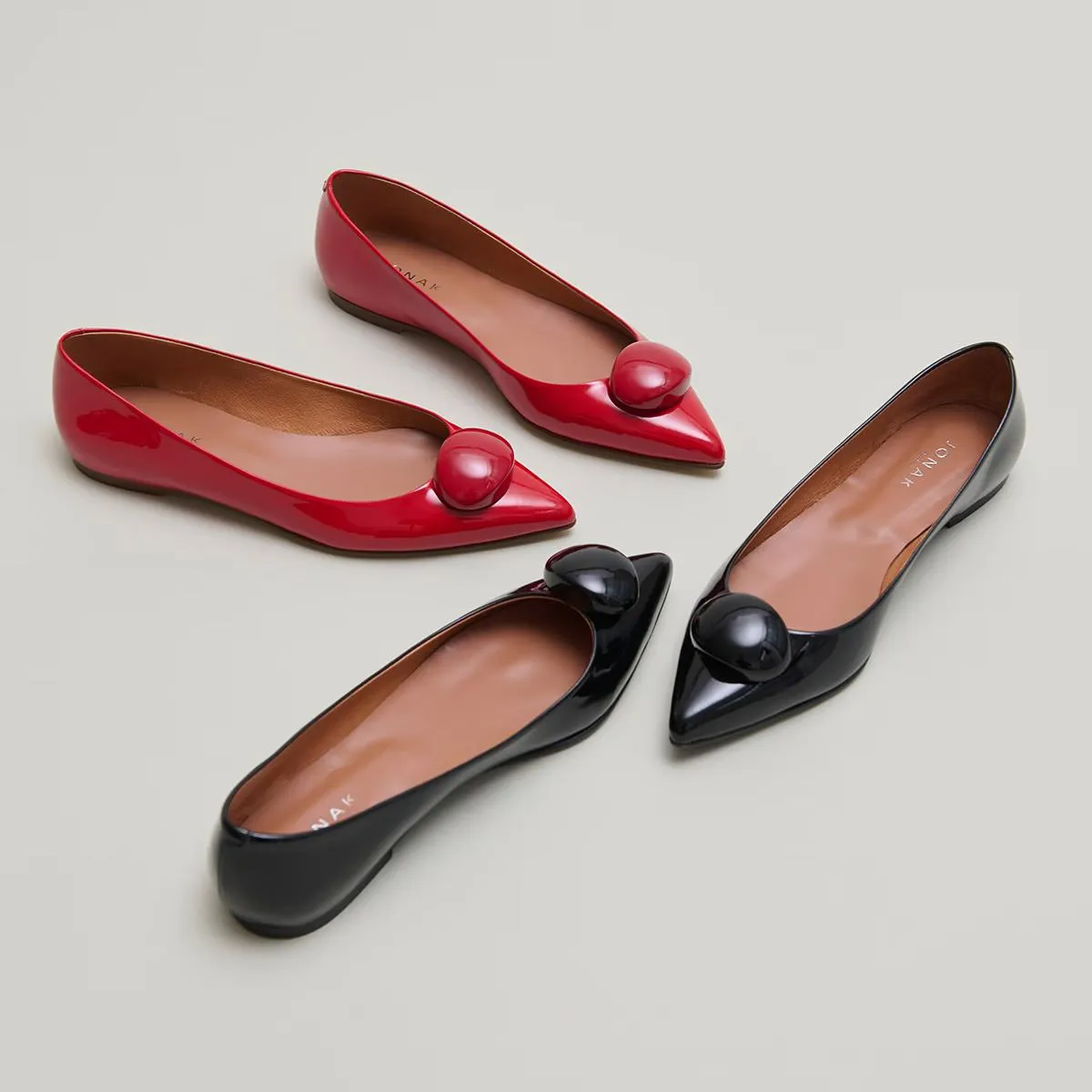 Chaussures pour Femmes Jonak 264 - Dalido Vernis Rouge