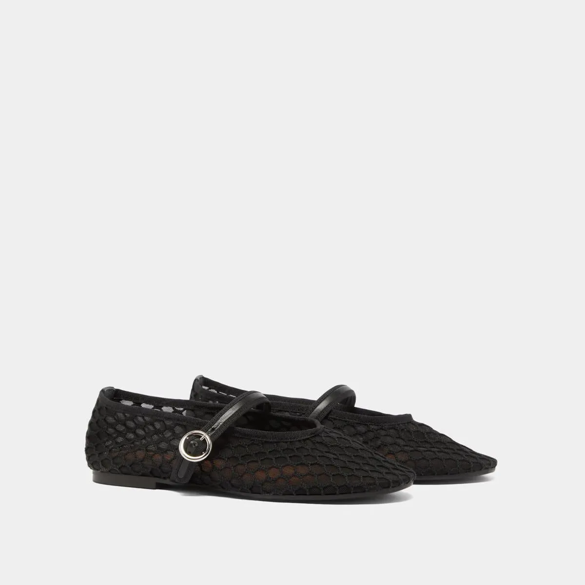 Chaussures pour Femmes Jonak 264 - Deessia Mesh/Cuir Noir-Noir